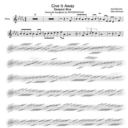 Flute_deepest_blue_backing_track_and_sheet_music_give_it_away