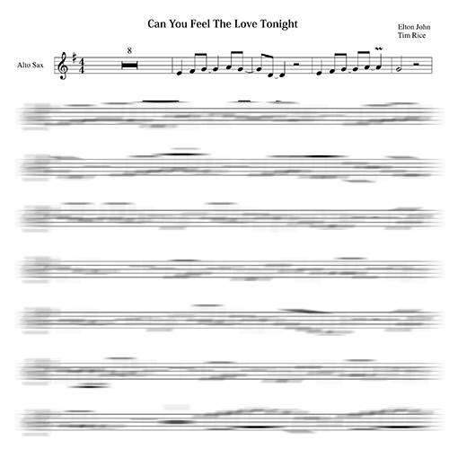 Can you feel the love tonight sheet music